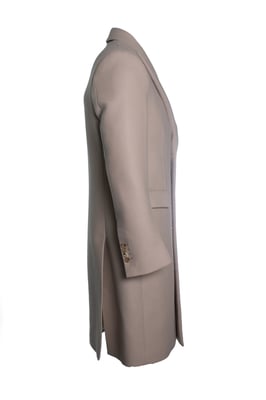 Amiri, beige wollen jas