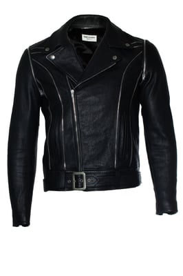 Saint Laurent, skinnjacka med flera dragkedjor från 2015