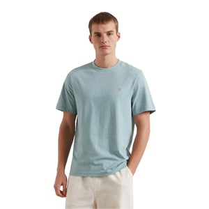 Farah Heren Logo Regular T-Shirt (Nevelgroen)