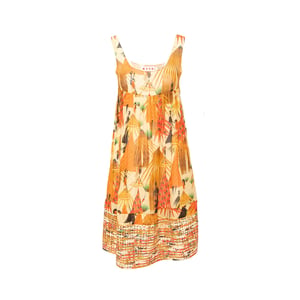 Marni midi-jurk met print - jaren 2000
