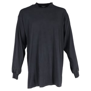 Balenciaga Tab Vintage T-shirt met lange mouwen van zwart katoen