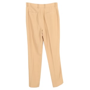 Iris & Ink geplooide broek van beige katoen
