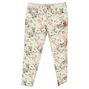 Miu Miu broek van katoen met bloemenprint