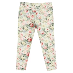 Miu Miu broek van katoen met bloemenprint