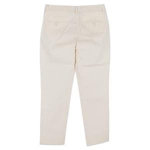Weekend Max Mara rechte broek van wit katoen