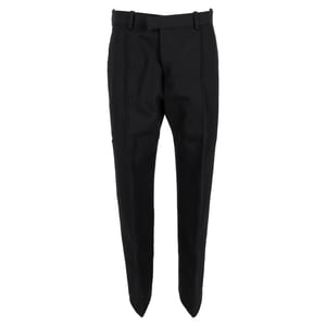 Getailleerde broek van Bottega Veneta in zwarte wol.