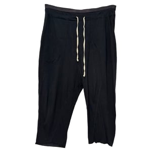 Rick Owens broek met trekkoord in zwarte viscose