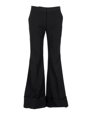 Stella McCartney bootcut broek van zwarte wol
