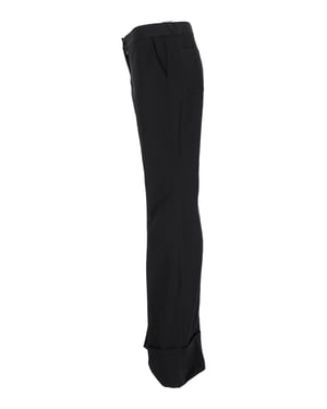 Stella McCartney bootcut broek van zwarte wol