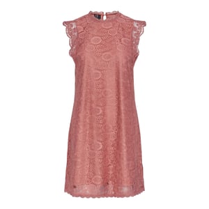 Pieces Olline kanten casual mini-jurk voor dames (Roos Canyon)