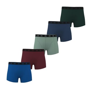 Giorgio Boxershorts voor jongens (set van 5) (Zwart/Blauw/Rood/Grijs)