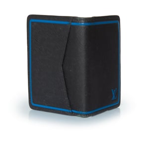 Louis Vuitton Taiga organizer in zwart en blauw