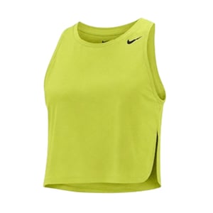 Nike Kvinnor/Damer med skuret linne (Cybergrön/svart)