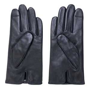 Boss Heren Gioli Lamsleer Handschoenen (Donkerblauw)