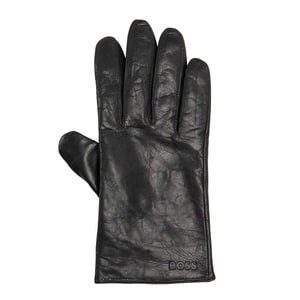 Boss Heren Gioli Leren Handschoenen (Zwart)