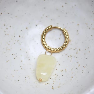 Label Kiki Butter yellow hoop