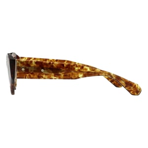 AllSaints Calypso Cat Eye-zonnebril voor dames (Amber Marmer)