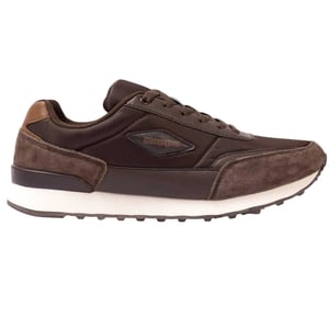 Kappa Heren Suède Platte Sneakers (Donkerbruin)