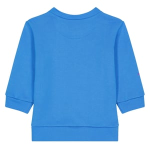 Off White Baby-trui van katoenmix, normale pasvorm (Blauw)