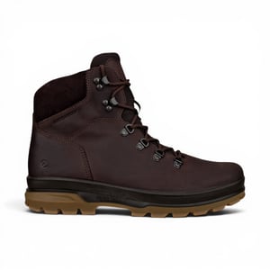 Ecco Men's Brown Leather Waterproof Lace-up Hiking Boots - Rugged Track 25