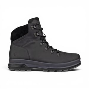 Ecco Men's Black Leather Waterproof Lace-up Hiking Boots - Rugged Track 25