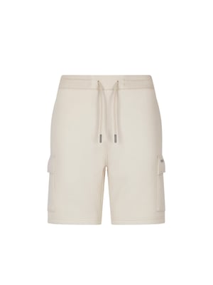 Luke 1977 Men's Dr Bossa Soft Utility Sweat Shorts in Stone
