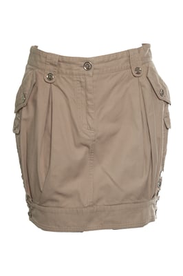 Dolce & Gabbana, beige kjol med knappar