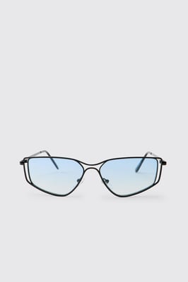 Vintage Wire Frame Geometric Sunglasses