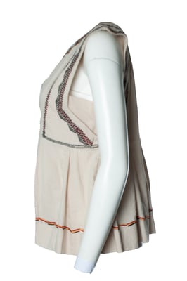 Isabel Marant Étoile, broderad beige topp