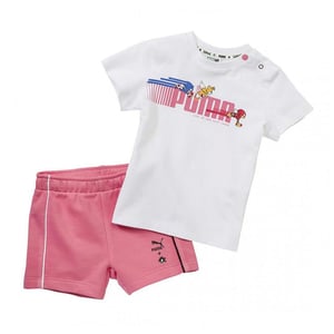 Puma x Sega Kids White/Pink Set