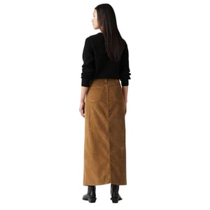 Levis Denim maxi-rok met hoge taille voor dames (Hermelijn)