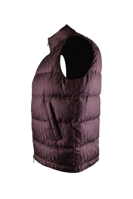 Dior Schuin aflopend vest Bruin