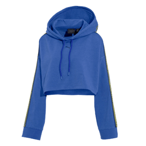 Puma x Rihanna Fenty Womens Blue Cropped Hoodie