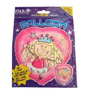 Star Little Girl Foil Balloon (Pink)