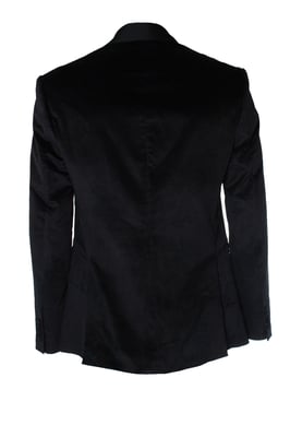Amiri, zwarte fluwelen tuxedojack