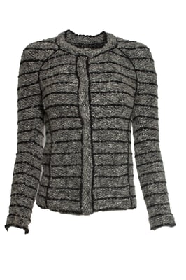 Isabel Marant Étoile, grå och svart tweedkavaj