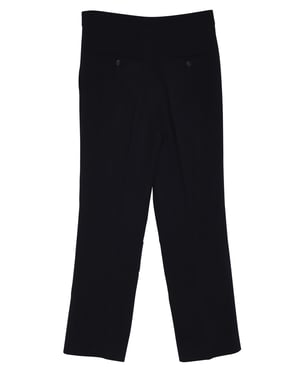 Prada raka byxor i svart polyester