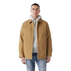 Levis Över skjorta i mönstrad corduroy för män från Bryant (Hermelin)
