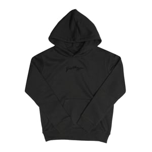 Boys Hype Regular Fit Hooded Sweatshirt in Black