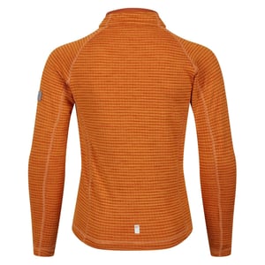 Boys Regatta Zip Neck Raglan Sleeve Sweatshirt in OrangePepper