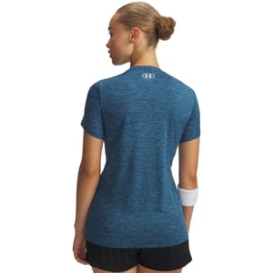 Under Armour Twist T-shirt met korte mouwen voor dames (Blauw/Wit)