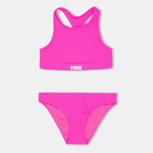 Girls Puma Bikini Set in Fluo Pink