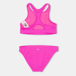 Girls Puma Bikini Set in Fluo Pink