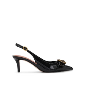 Kurt Geiger London Patent Leather Kgl Mayfair Sling Sm Egl Heels