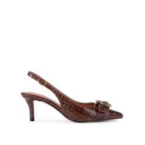 Kurt Geiger London Leather Kgl Mayfair Sling Sm Egl Heels