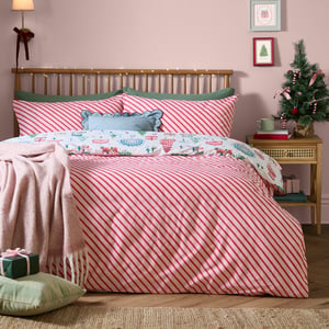 Furn Winter Wonderland Reversible Christmas Duvet Cover Set, Multi