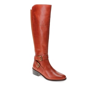 Jones Bootmaker Phoebe Wide Calf Fit Leather Knee Boots