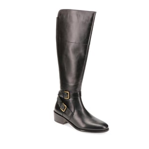 Jones Bootmaker Phoebe Wide Calf Fit Leather Knee Boots
