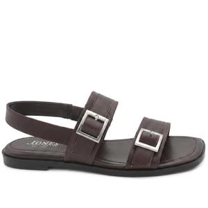 Jones Bootmaker Haniya Leather Dual Buckle Fasten Sandals