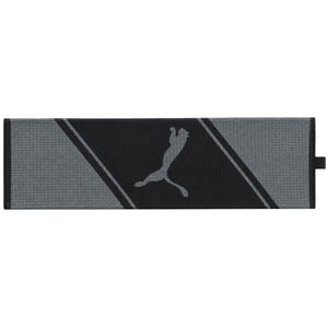 Puma Microfiber Tri-Fold Black Golf Towel